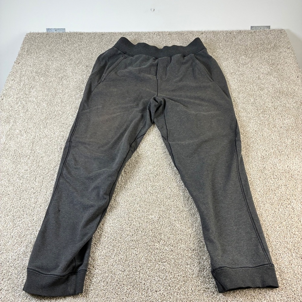 LuluLemon‎ Mens Large Gray Joggers Sweatpants Casual Lounge Athletic Comfortable